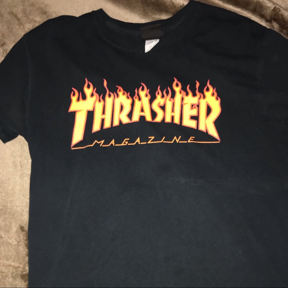 Men’s Thrasher Flame Logo T shirt